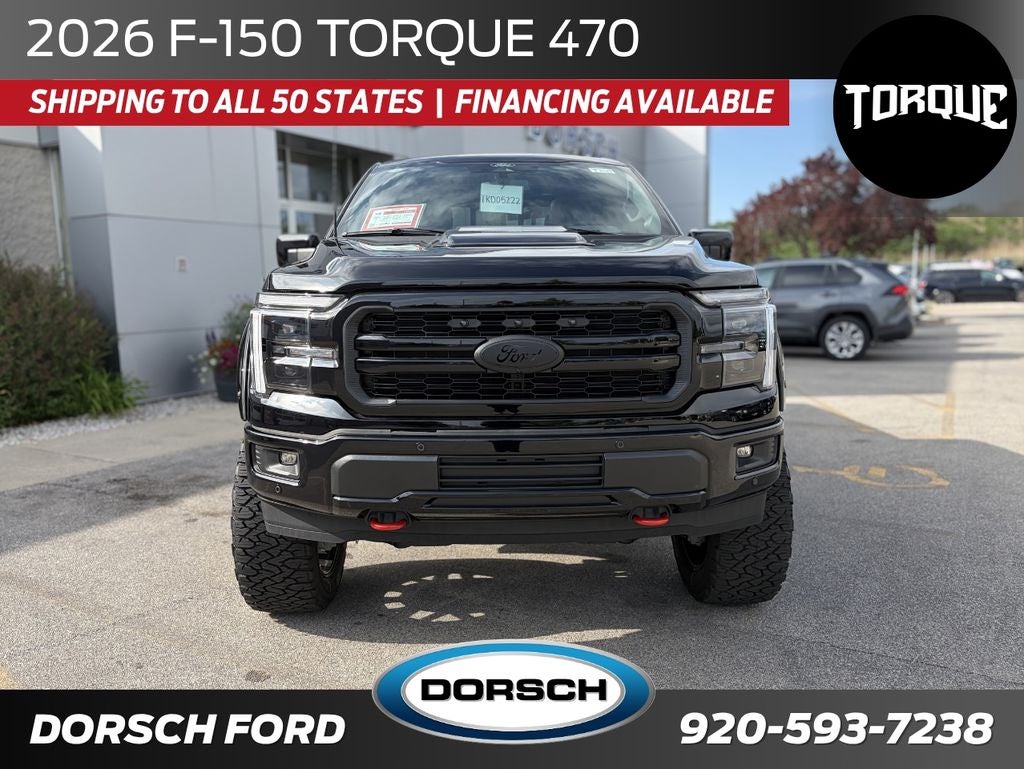 2026 Ford F-150 — rear three-quarter view