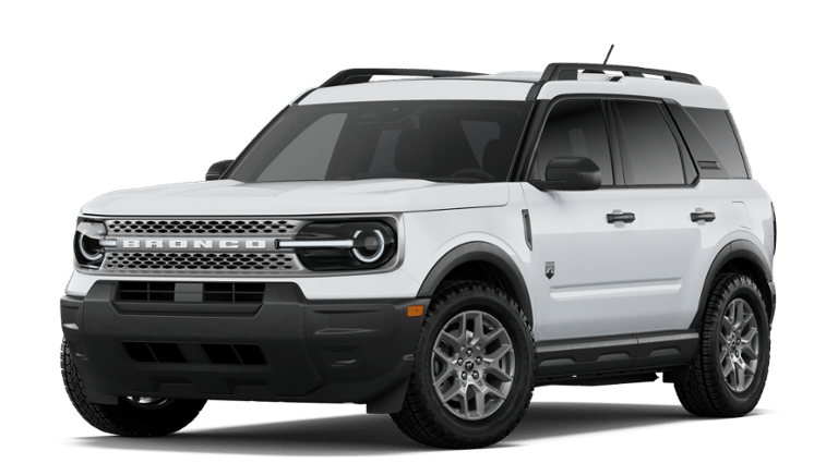 2026 Ford Bronco Sport Big Bend in Oxford White — front three-quarter view