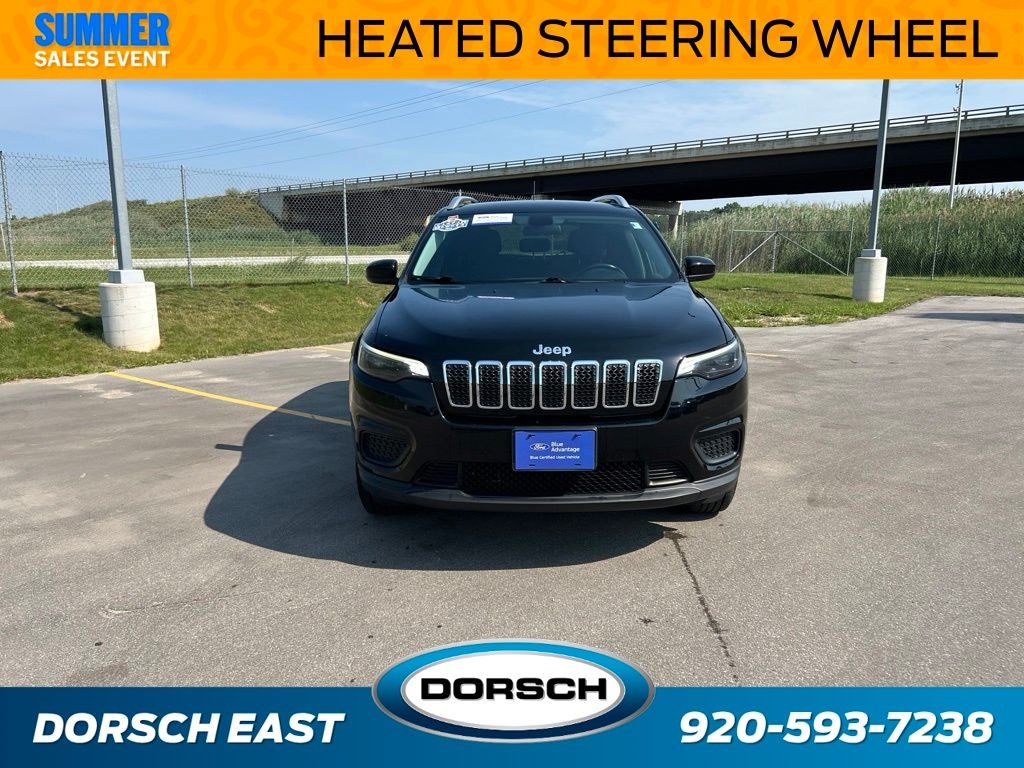 2020 Jeep Cherokee — rear three-quarter view