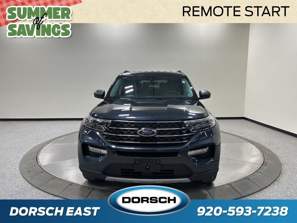 2024 Ford Explorer — rear three-quarter view