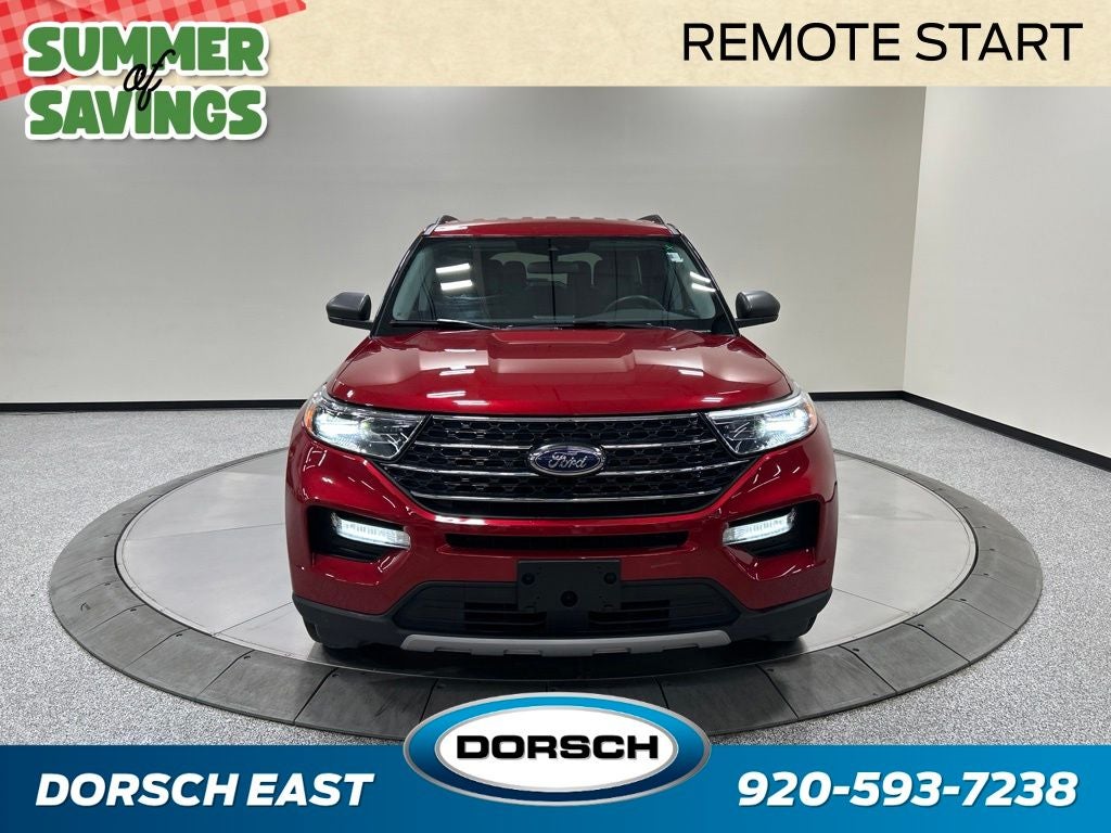 2024 Ford Explorer — rear three-quarter view