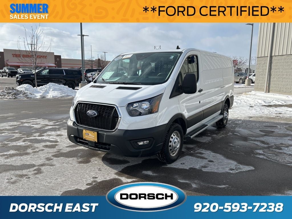 2024 Ford Transit-250 Base in Oxford White — front three-quarter view