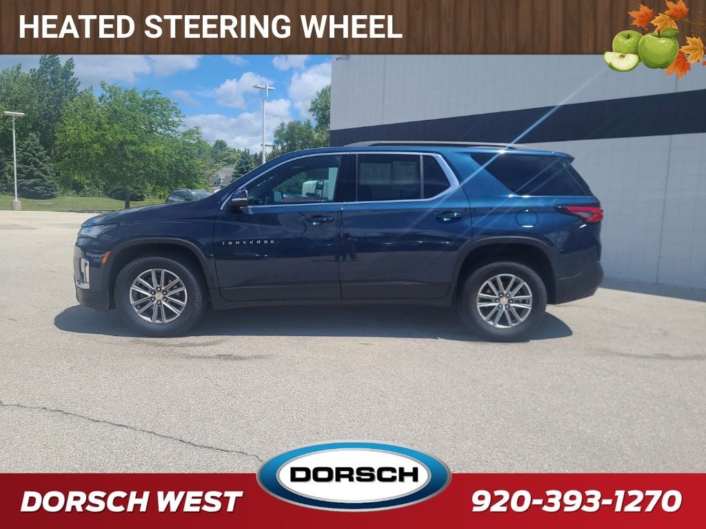 2023 Chevrolet Traverse — rear three-quarter view